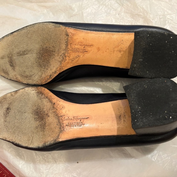 Salvatore Ferragamo Leather Heels Pumps Shoes - Picture 6 of 6